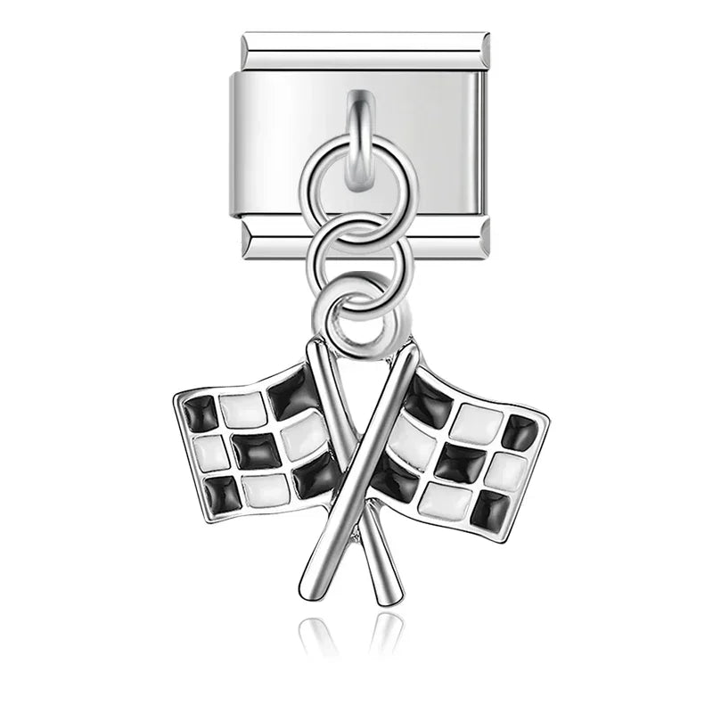 Pendentif Drapeaux De Course