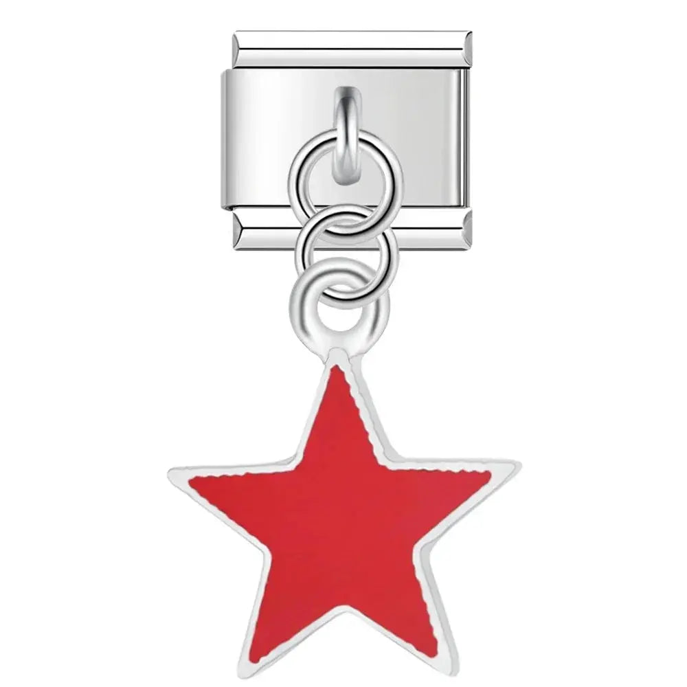 Pendentif Étoile Rouge Charmsy