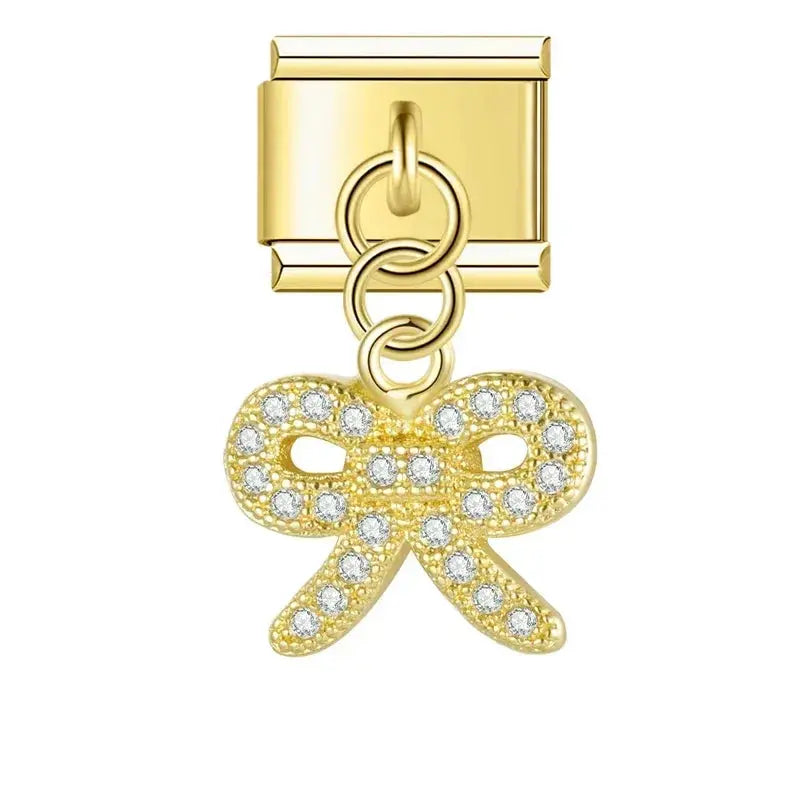 Pendentif Nœud Plat Charmsy