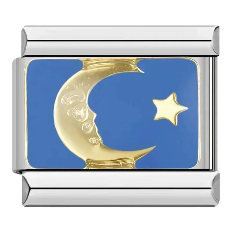 Lune Fond Bleu Charmsy