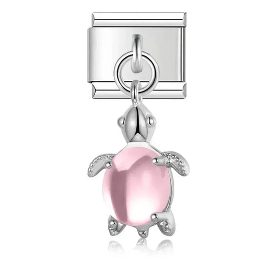 Pendentif Tortue Rose Charmsy