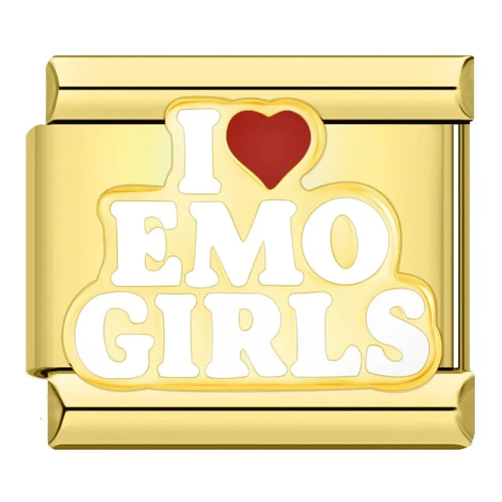 I Love Emo Girl Charmsy