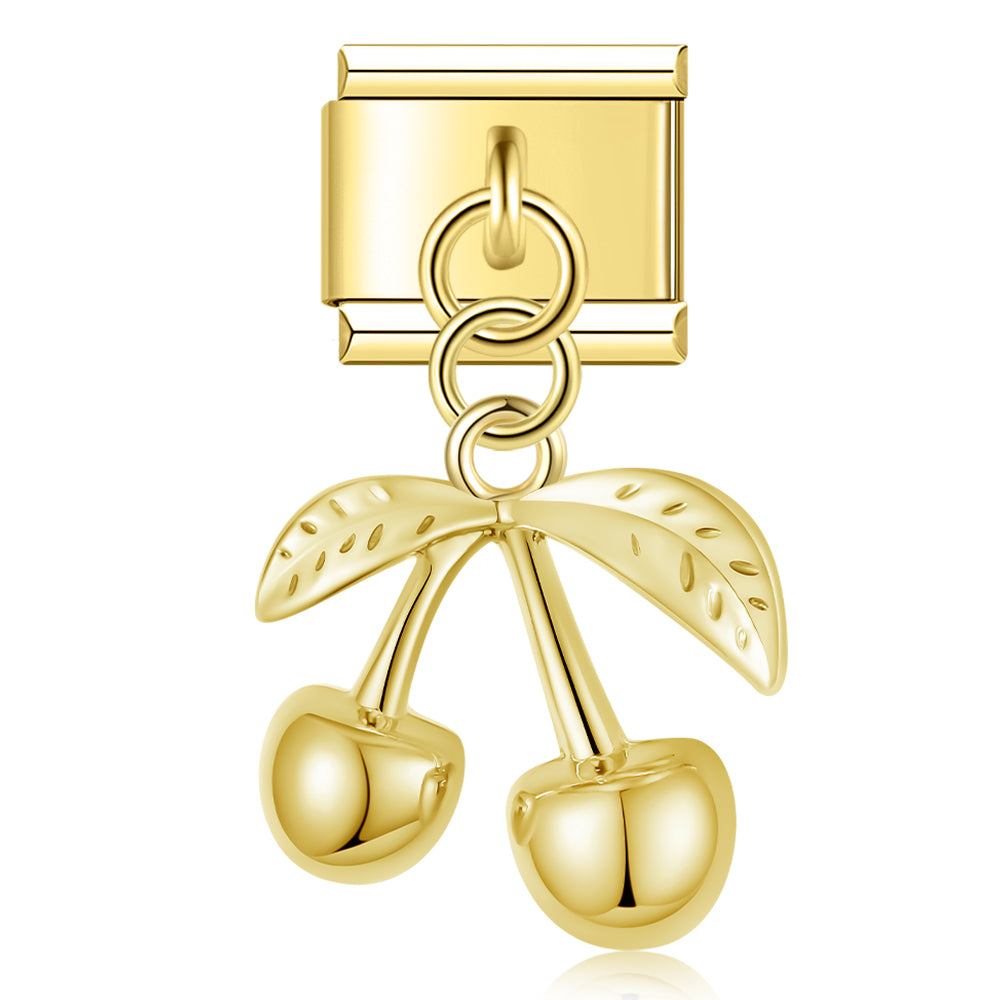Pendentif Cerise En Or