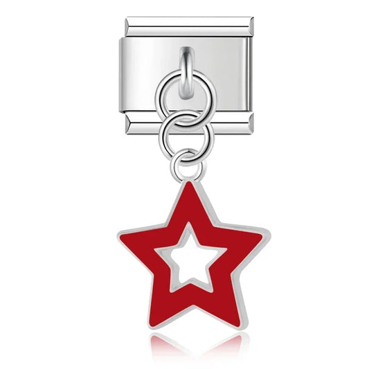 Pendentif Étoile Rouge