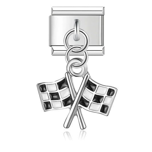 Pendentif Drapeaux De Course