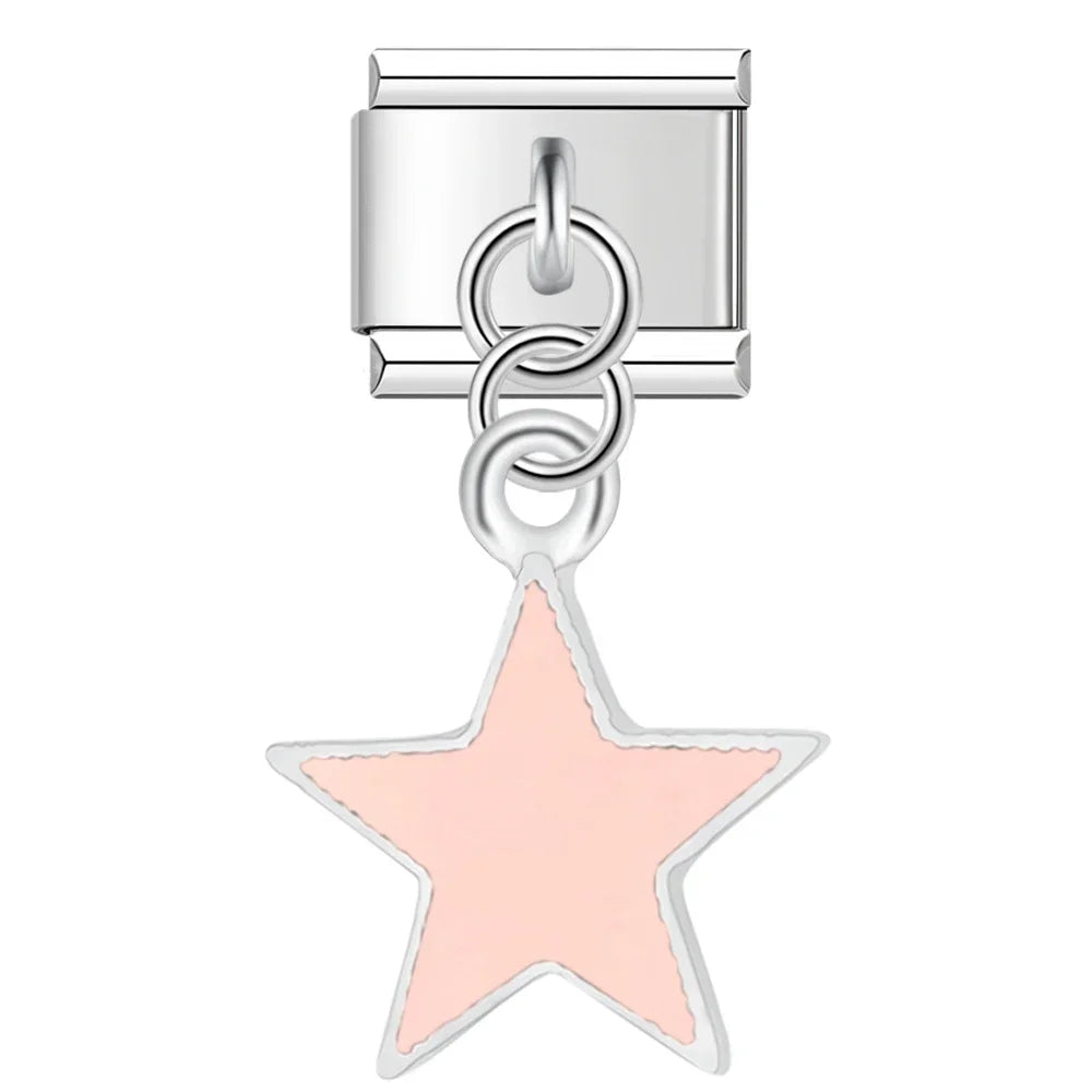 Pendentif Étoile Rose
