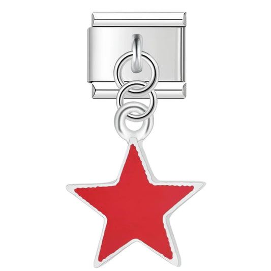 Pendentif Étoile Rouge
