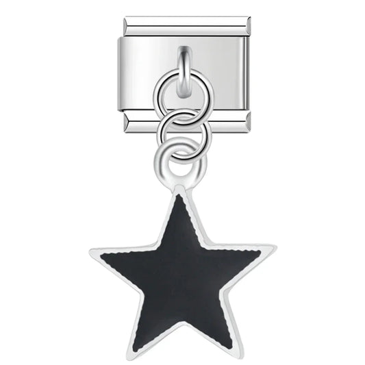 Pendentif Étoile Noir