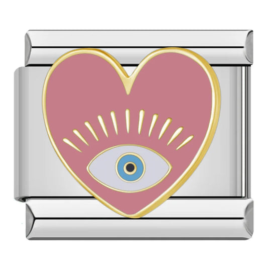 Cœur Rose Oeil