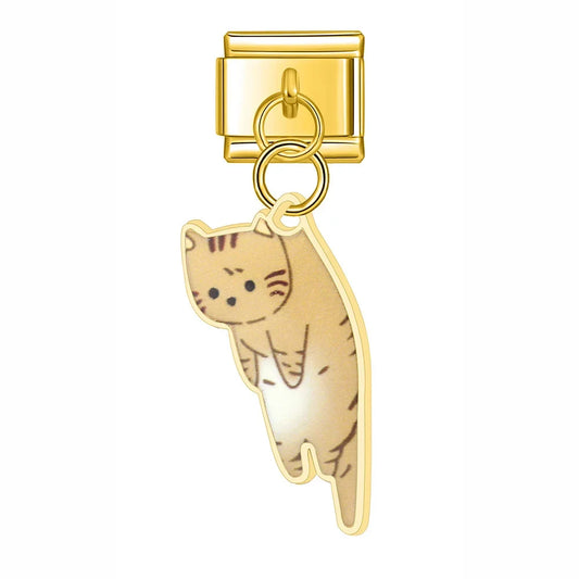Pendentif Chat Brun