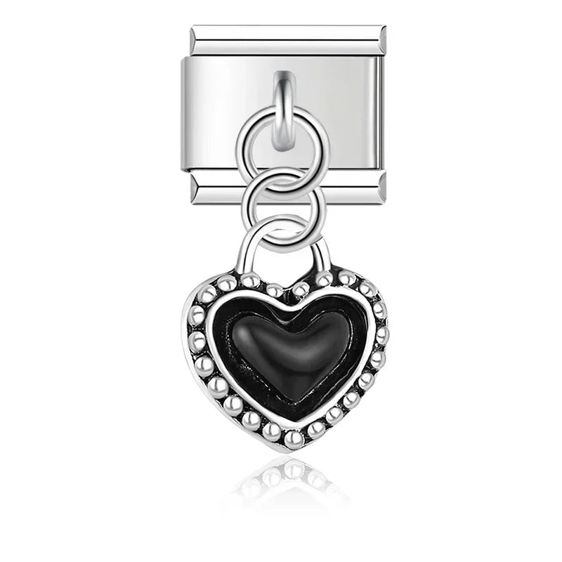 Pendentif Cœur Noir