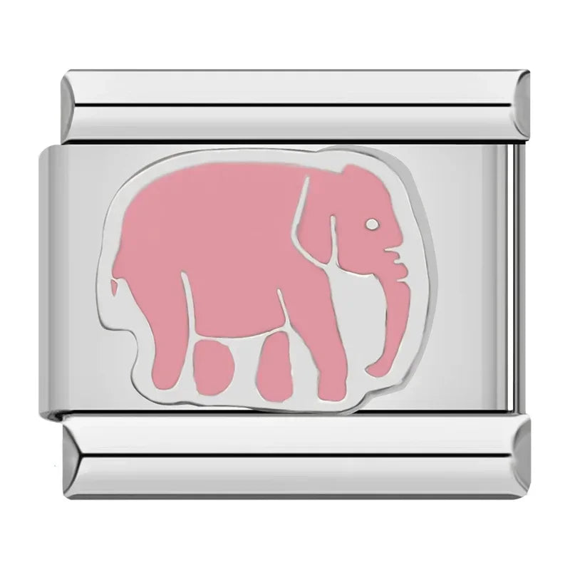 Éléphant rose