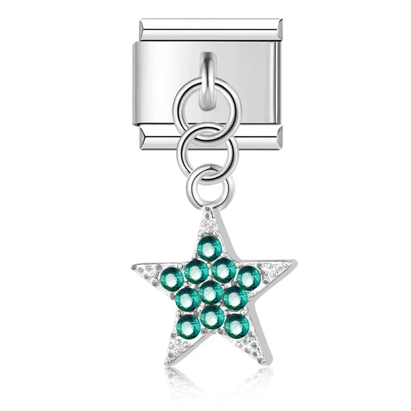 Pendentif Étoile Verte