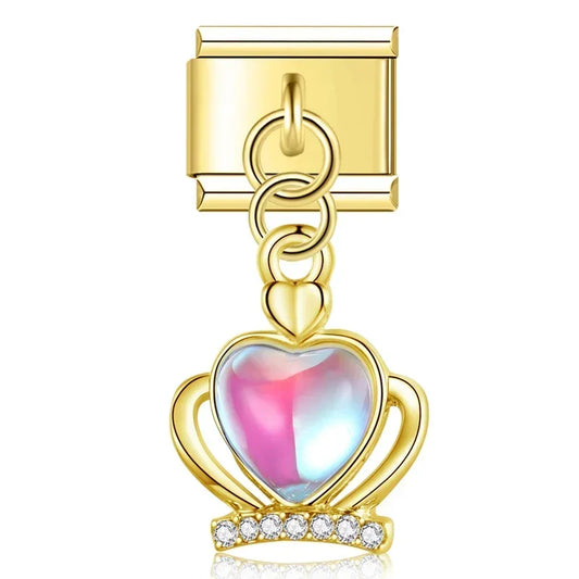 Pendentif Couronne Cœur