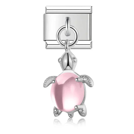 Pendentif Tortue Rose