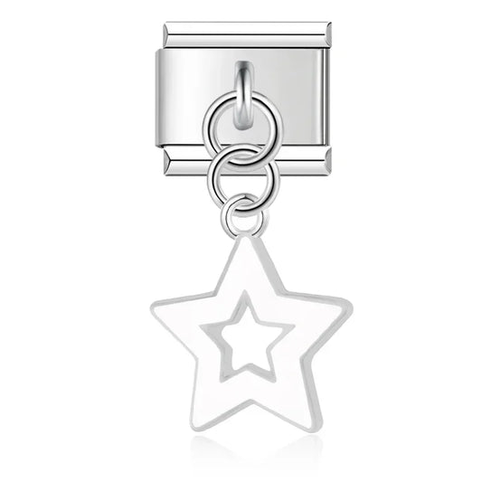 Pendentif Étoile Blanc