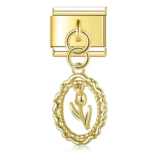 Pendentif Rose Eternel