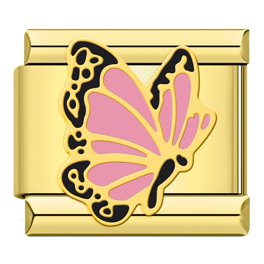 Papillon rose