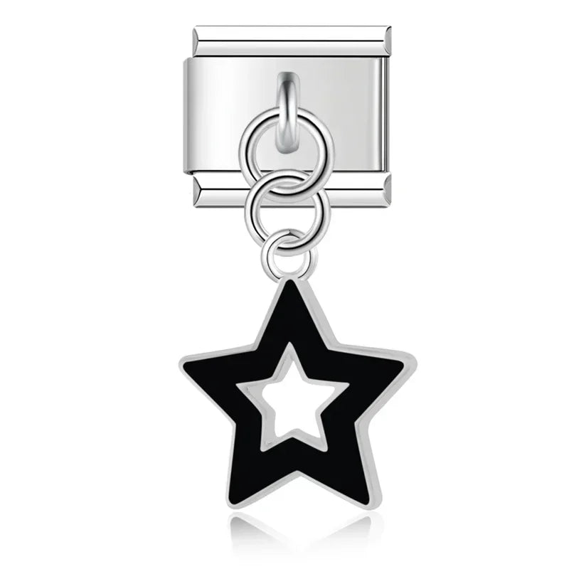 Pendentif Étoile Noir