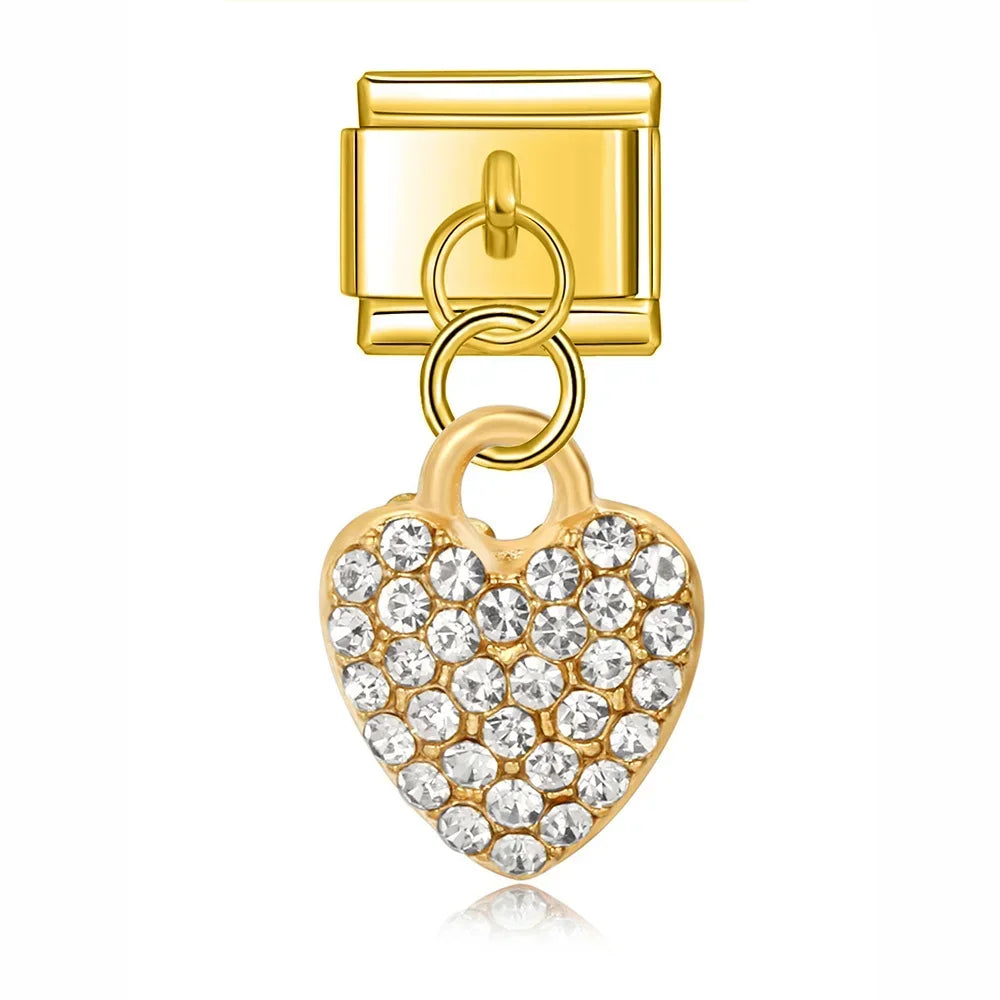 Pendentif Cœur Strass