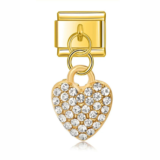 Pendentif Cœur Strass