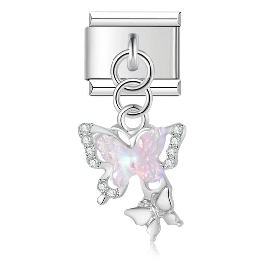 Pendentif Double Papillon